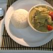 L # 18  Lunch Special Green Curry with Rice